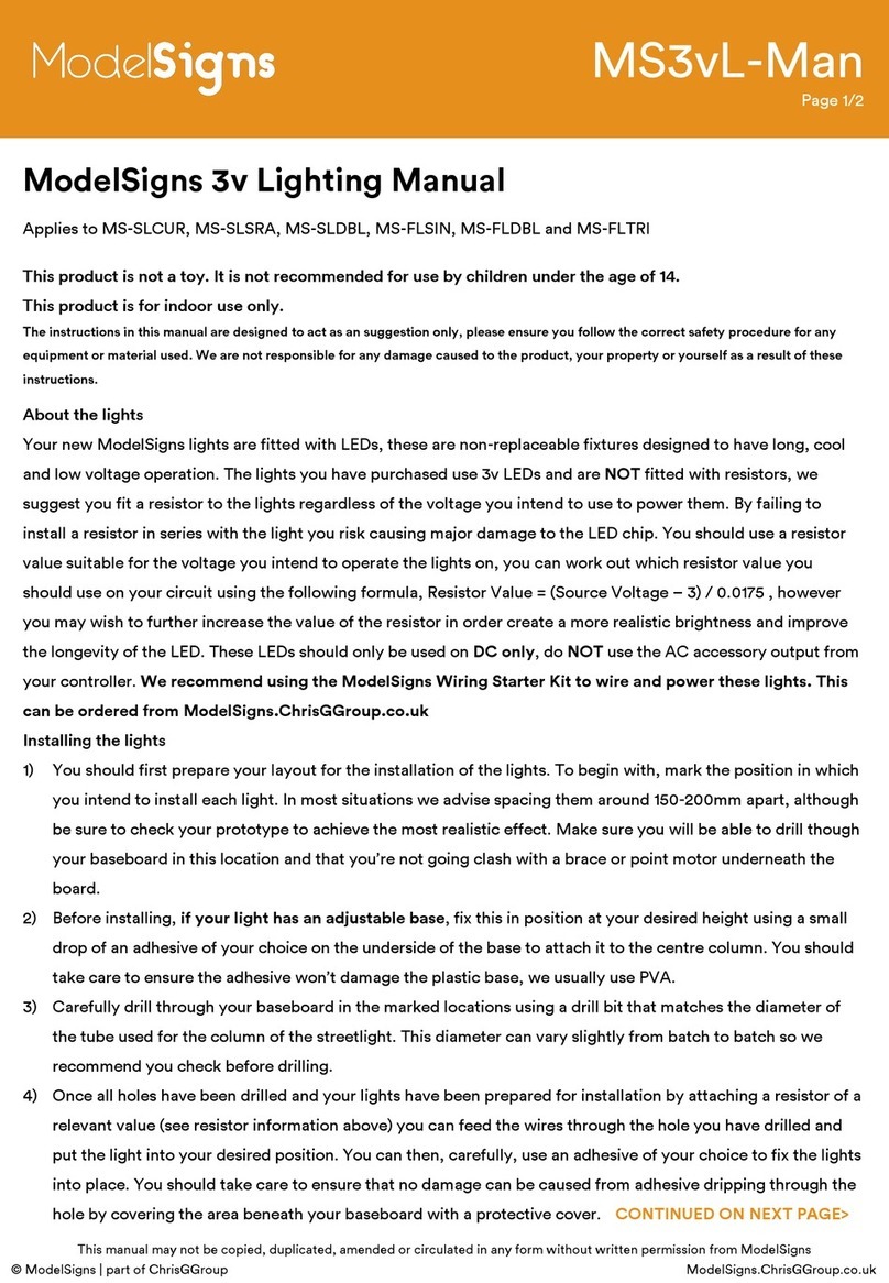 ModelSigns MS-SLCUR manual ModelSigns MS-SLCUR manual