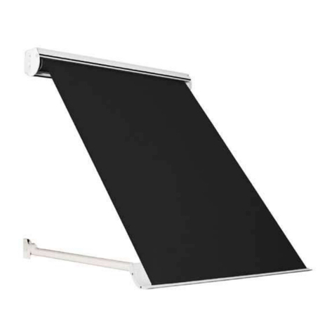 Retractable Awnings Trieste installation manual