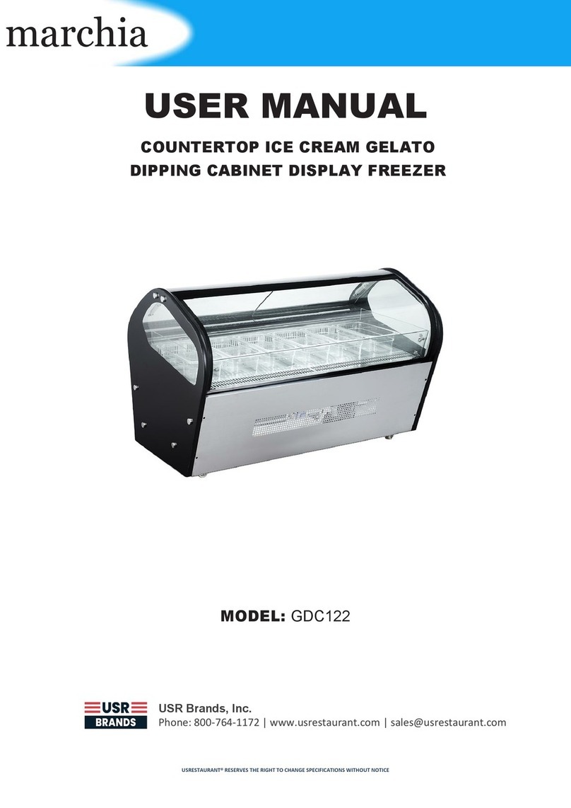 USR Brands Marchia GDC122 user manual