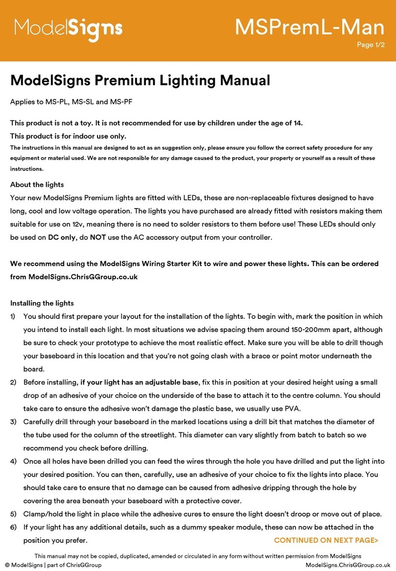 ModelSigns MS-PL manual