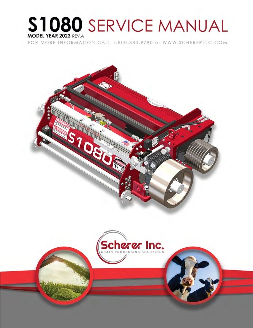 Scherer S1080 Service manual