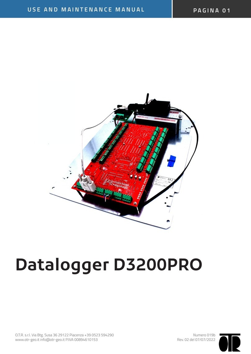 OTR D3200PRO User manual