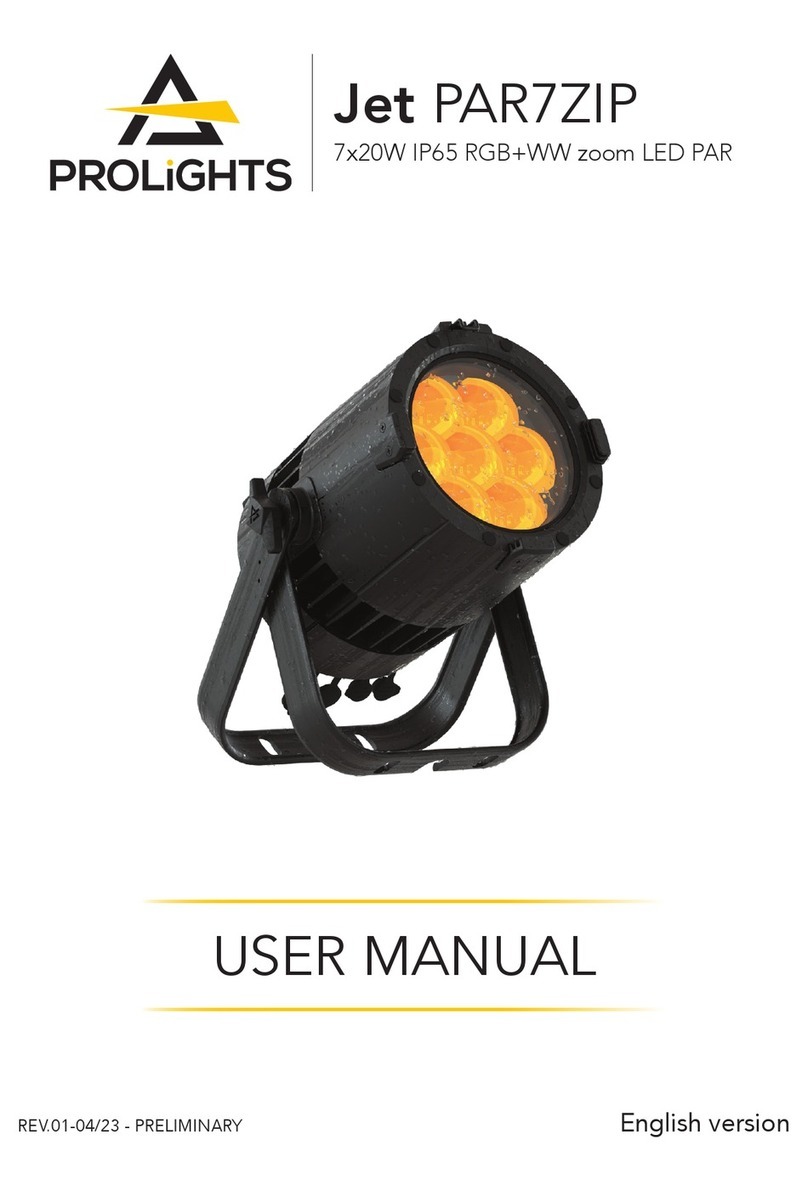 ProLights Jet PAR7ZIP user manual