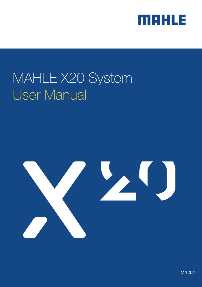 MAHLE X20 user manual