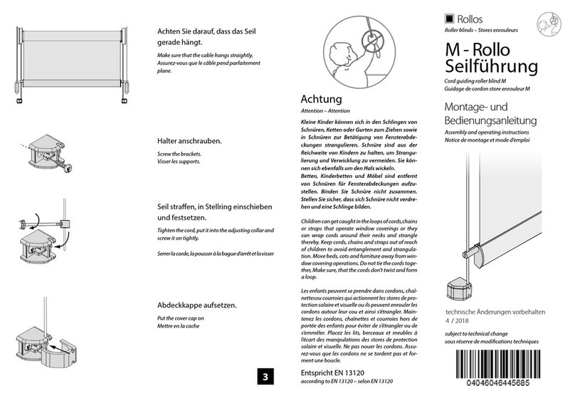 Rollos M-Rollo User manual