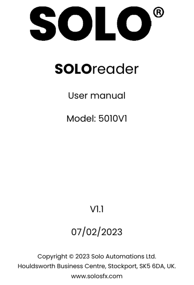 Solo 5010V1 user manual
