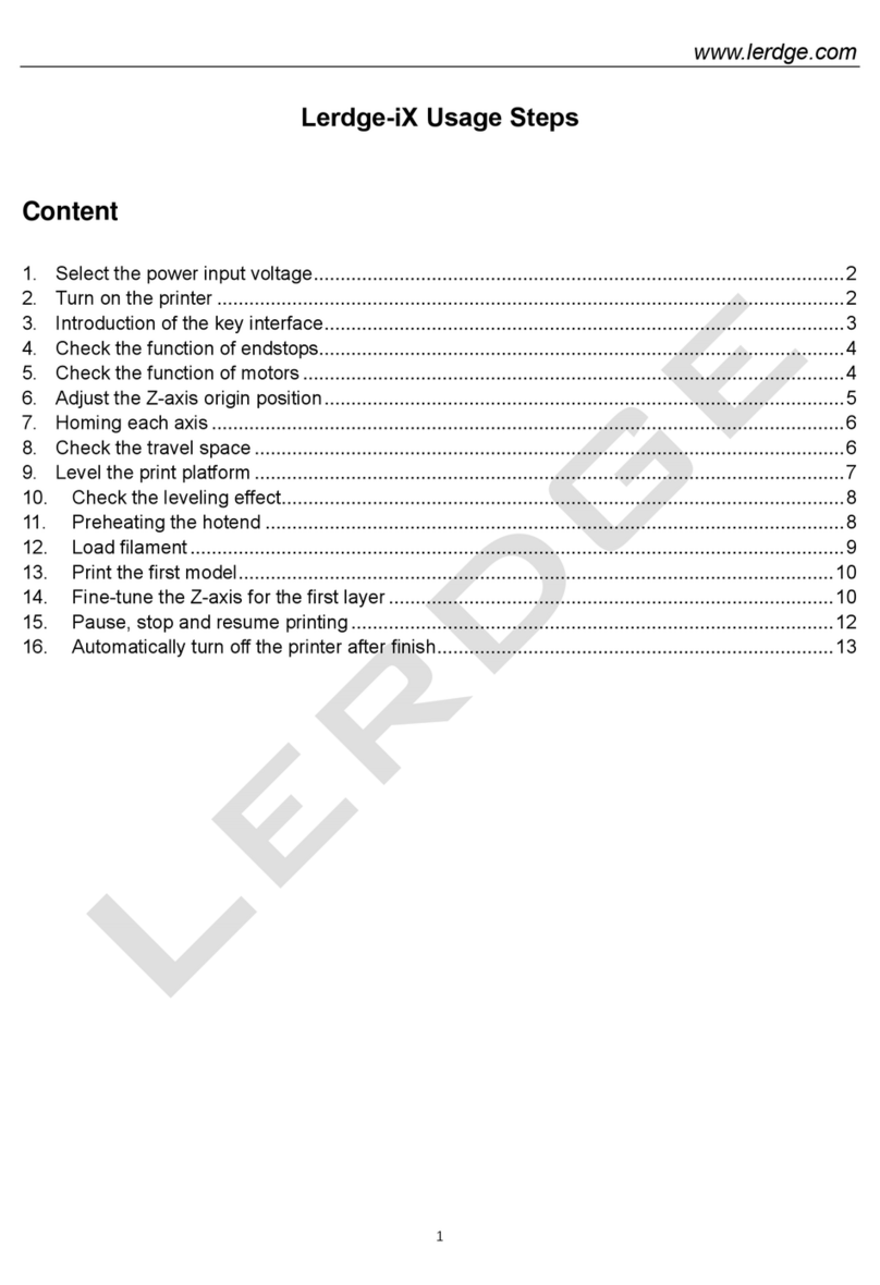 Lerdge iX Usage manual