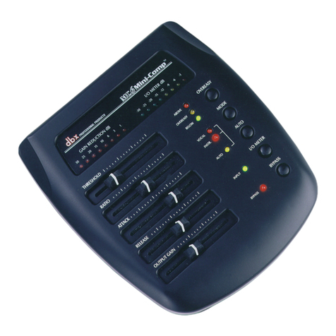 dbx mc6 Mini-Comp User manual