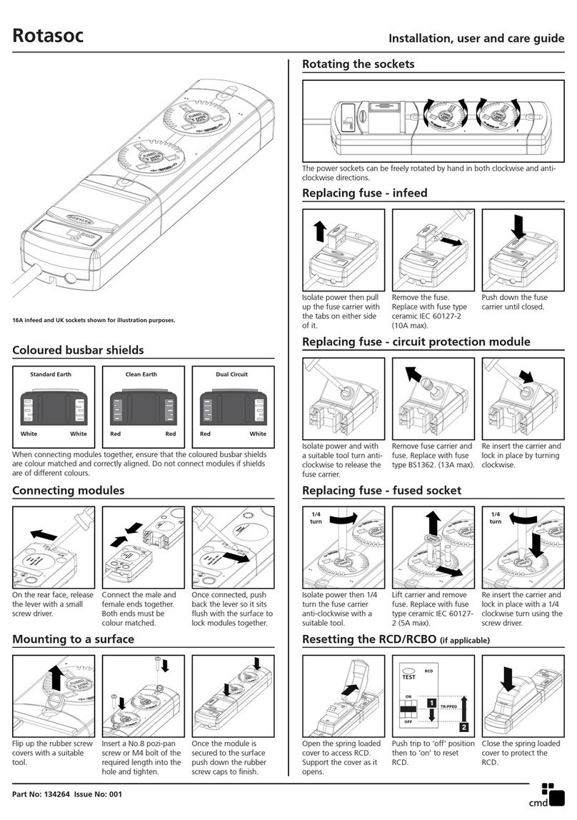 CMD Rotasoc User and care guide