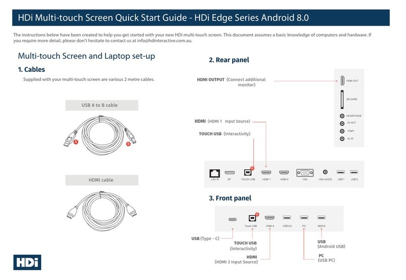 HDI Edge Series User manual