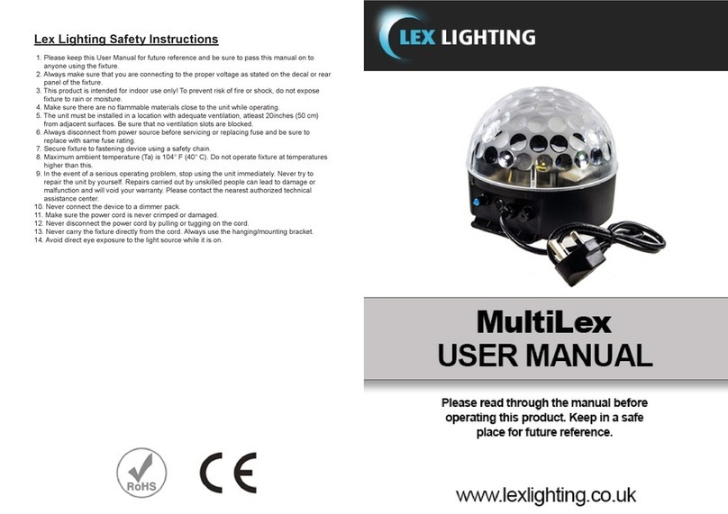 LEX Lighting MultiLex user manual