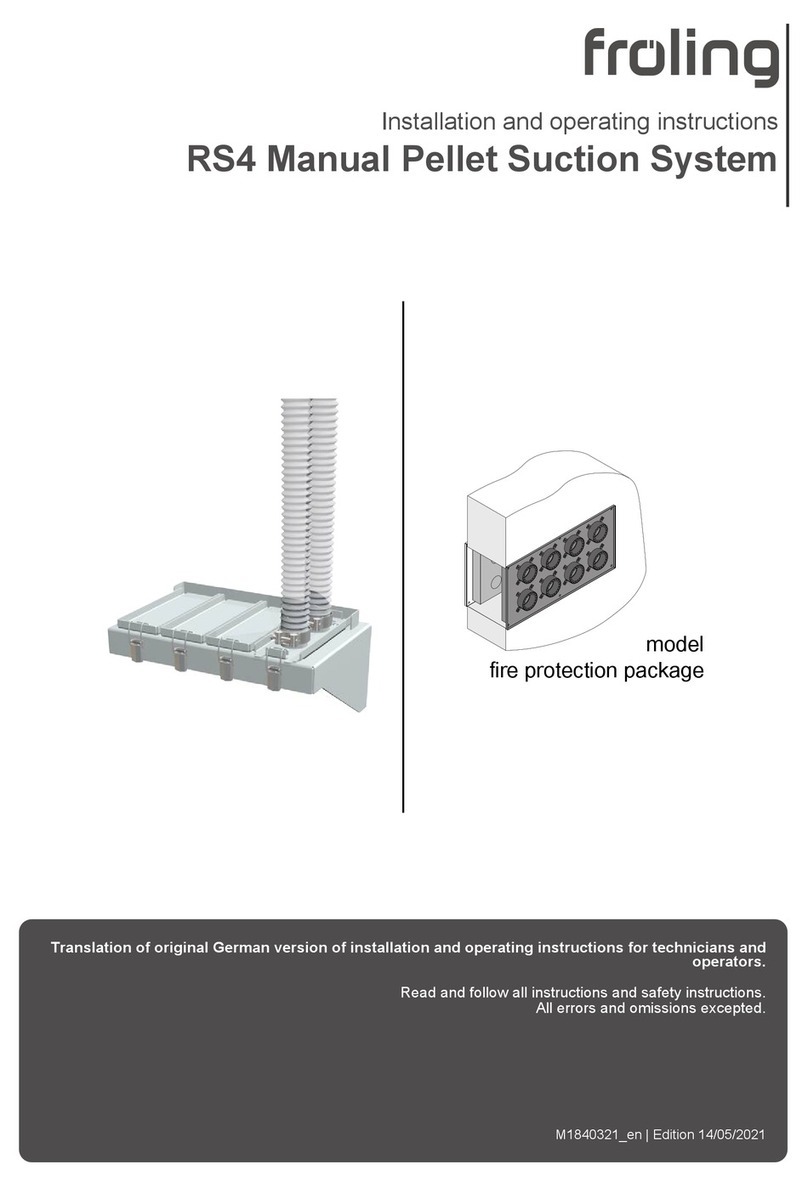 Fröling RS4 Installation and operating instructions
