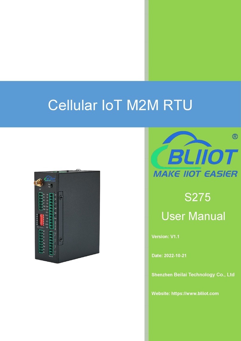 BLIIoT S275 user manual