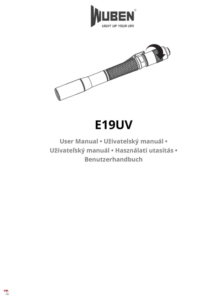 WUBEN E19UV User manual