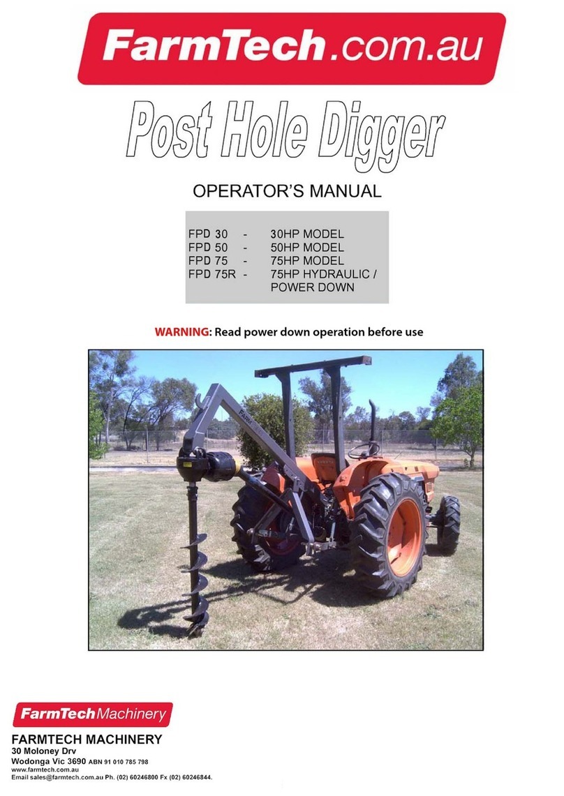 FARMTECH FPD 30 Operator's manual