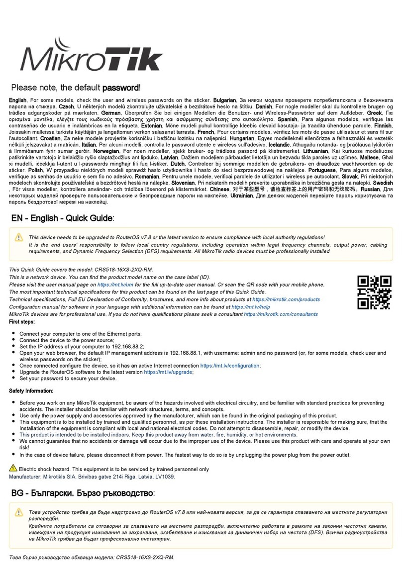MikroTik CRS518-16XS-2XQ-RM User manual