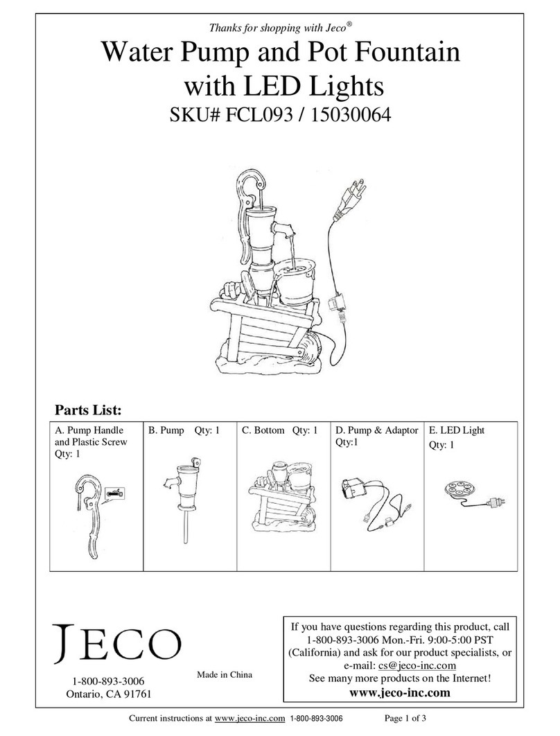 Jeco FCL093 User manual