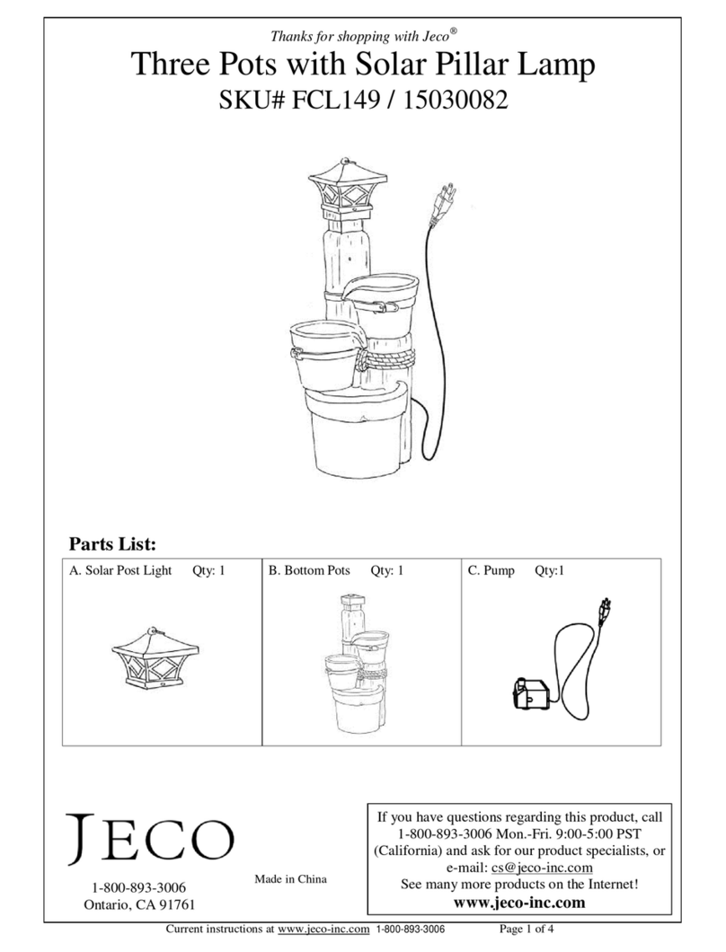 Jeco FCL149 User manual