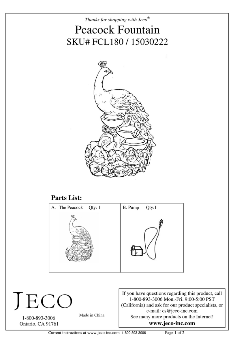 Jeco FCL180 User manual