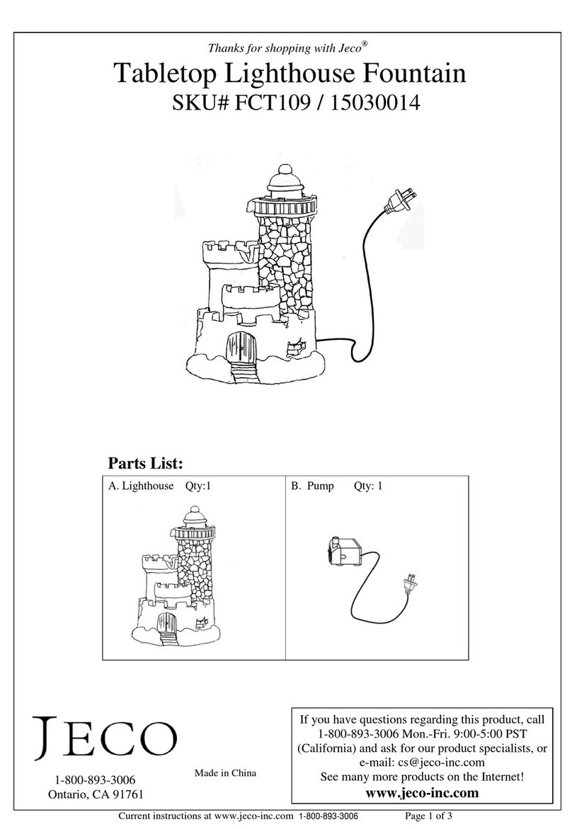 Jeco FCT109 User manual