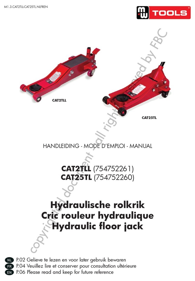 MW TOOLS CAT2TLL User manual
