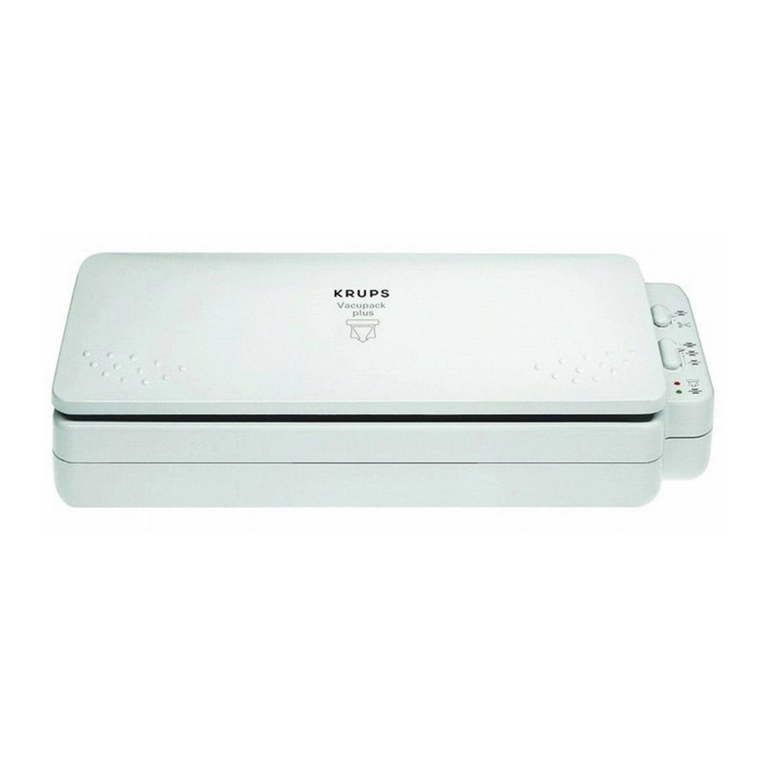 Krups Vacupack Plus 380 User manual