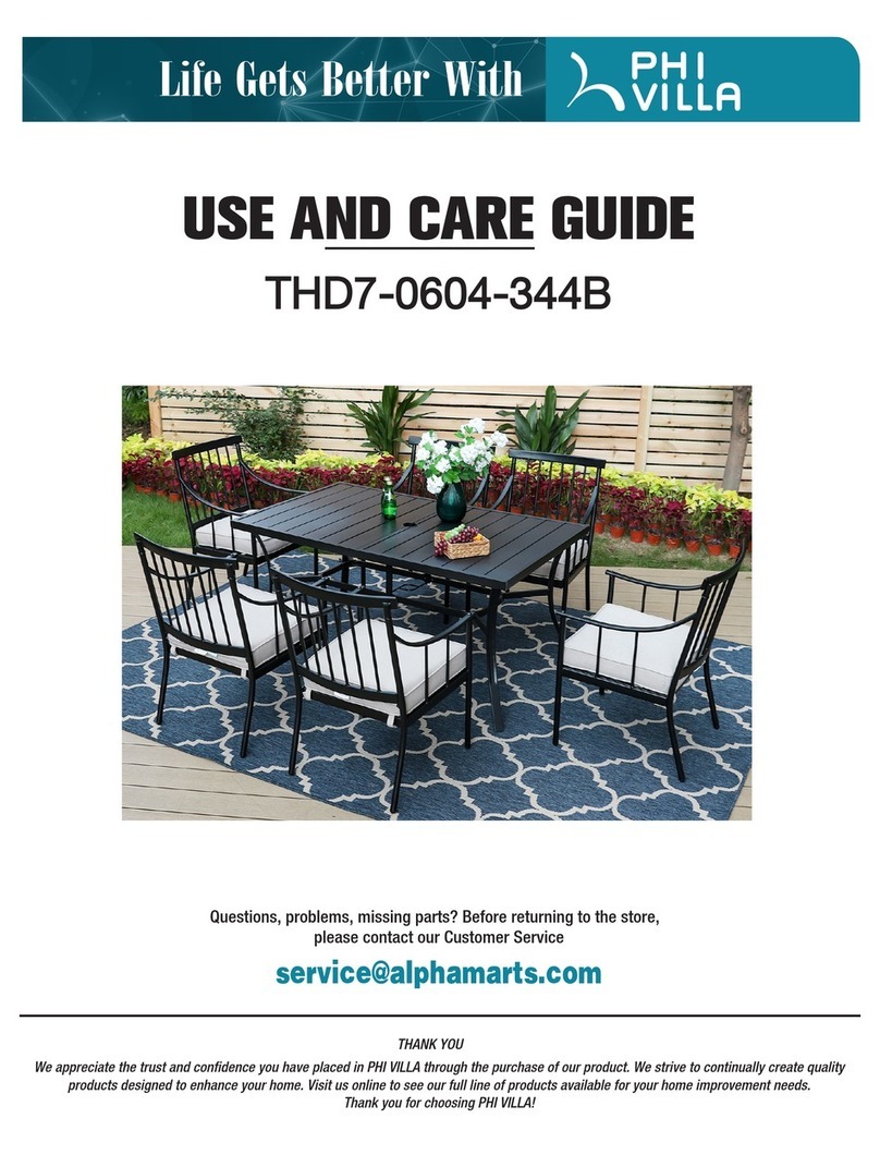 PHI VILLA THD7-0604-344B User manual