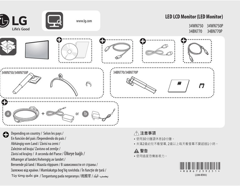 LG 34WN750P User manual