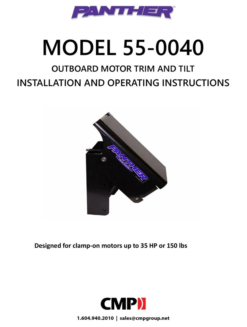 CMP Panther 55-0040 Installation and operating instructions