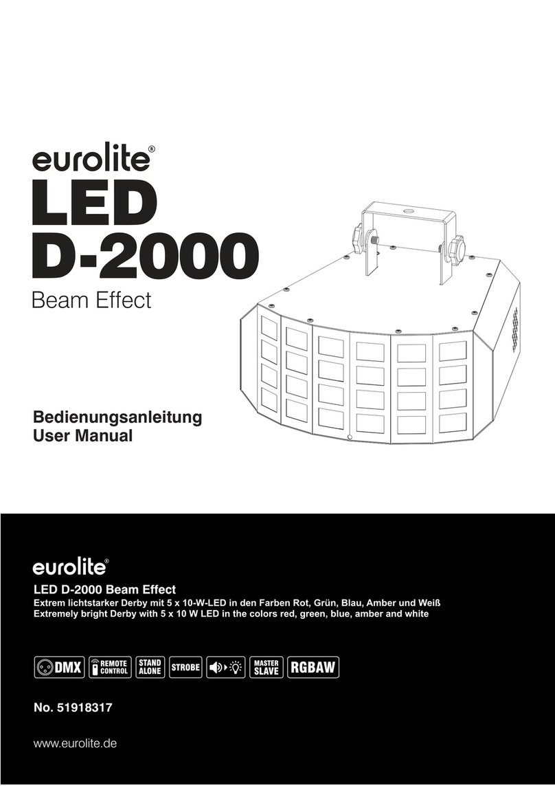 EuroLite LED D-2000 User manual
