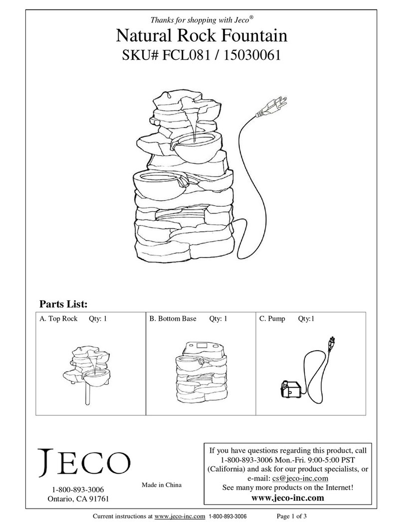 Jeco FCL081 User manual