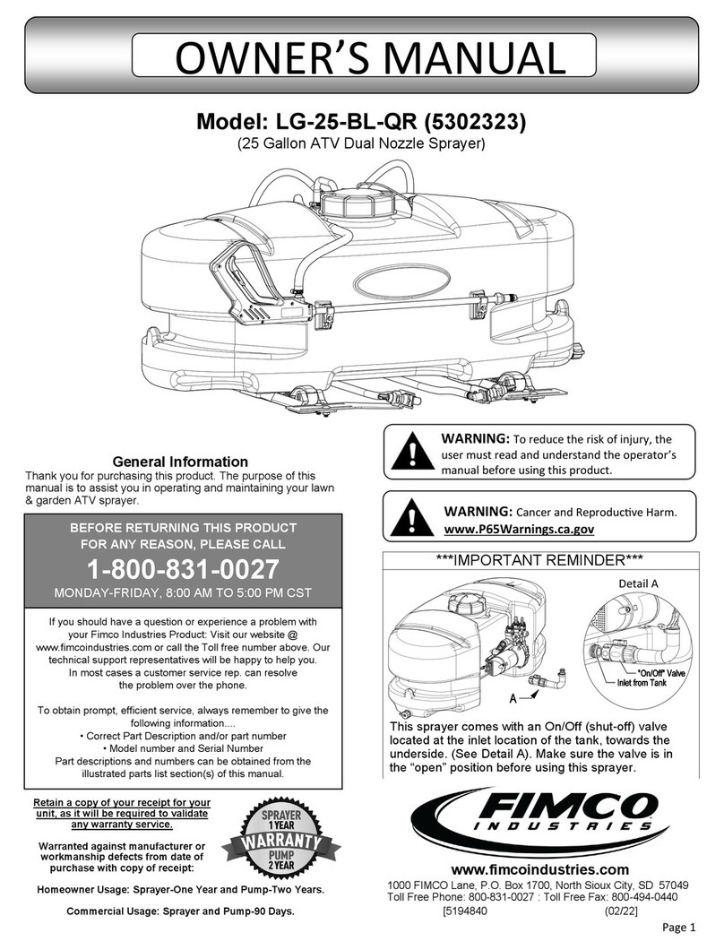 Fimco LG-25-BL-QR User manual Fimco LG-25-BL-QR User manual
