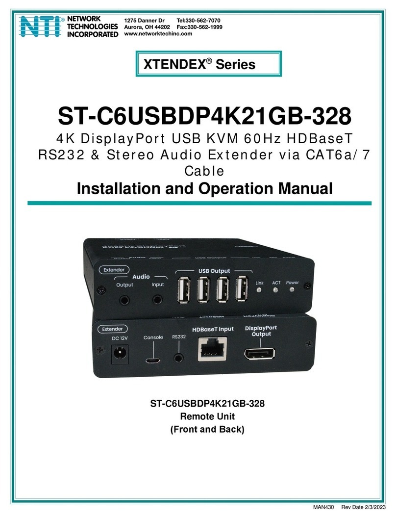 NTI XTENDEX Series User manual