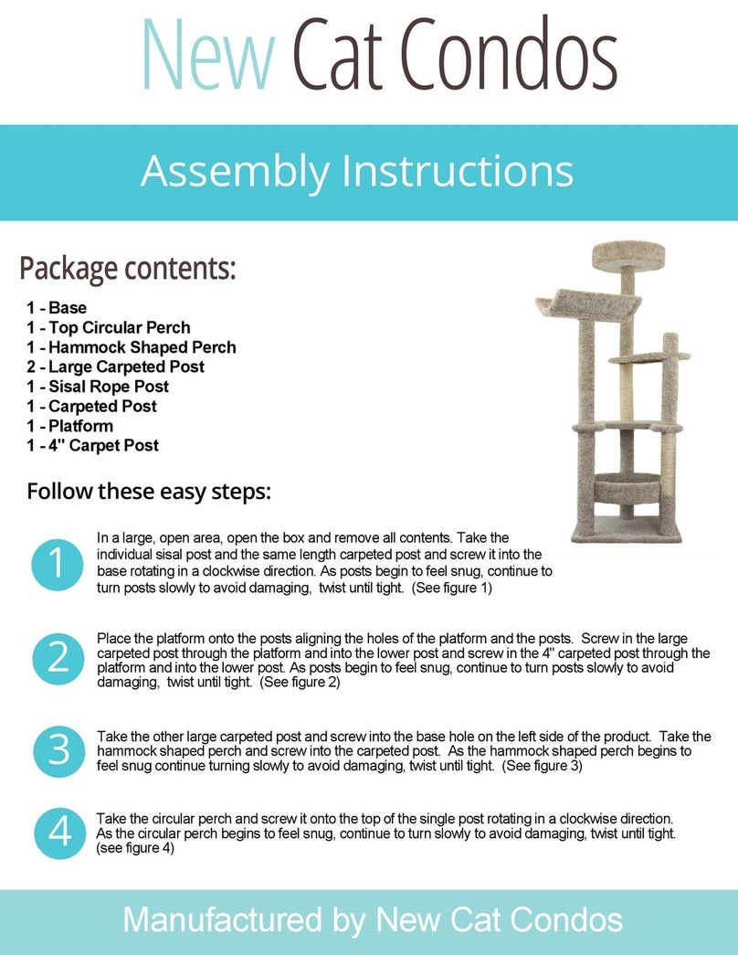 New Cat Condos 190113 User manual