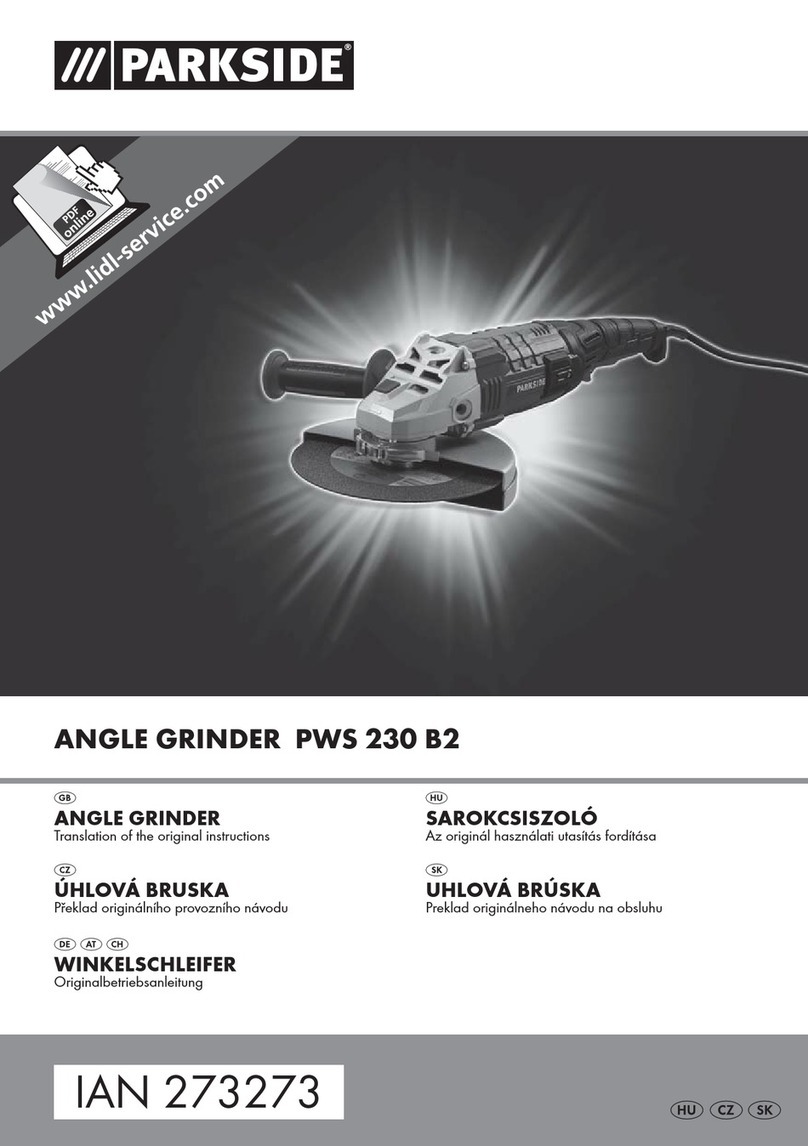Parkside PWS 230 B2 instructions