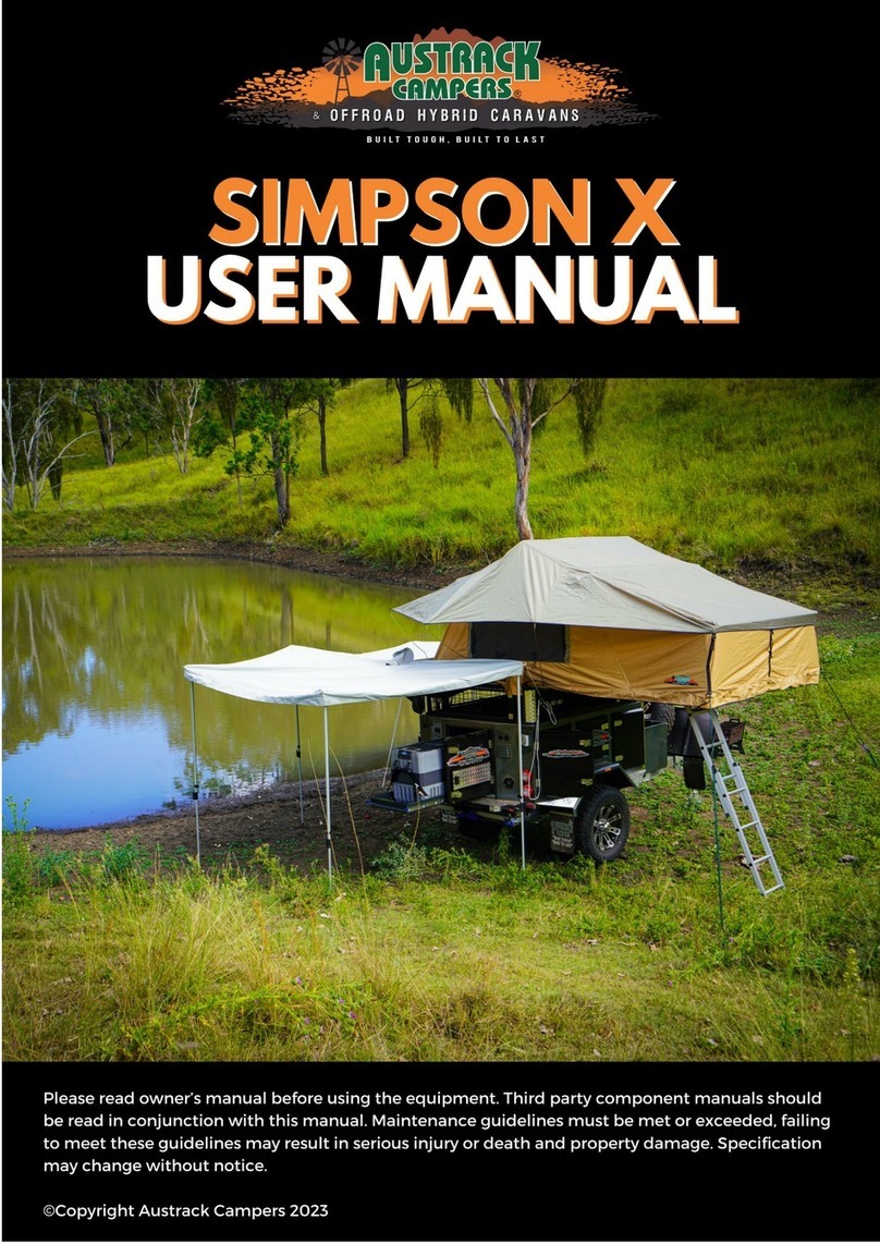 AUSTRACK CAMPERS SIMPSON X user manual