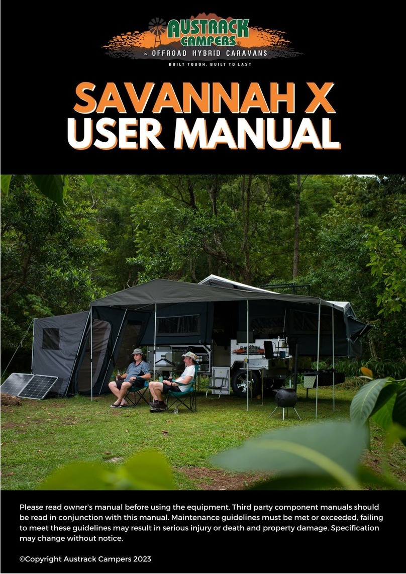 AUSTRACK CAMPERS SAVANNAH X user manual
