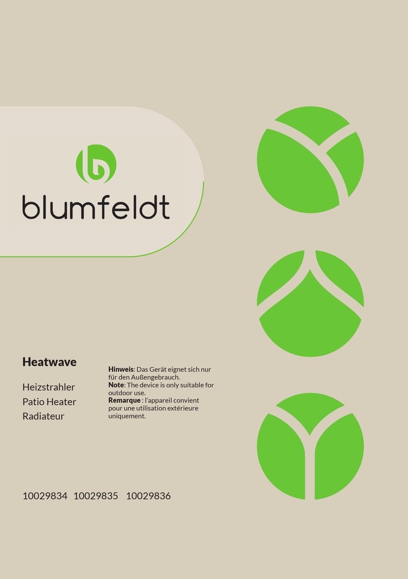 Blumfeldt Heatwave User manual Blumfeldt Heatwave User manual