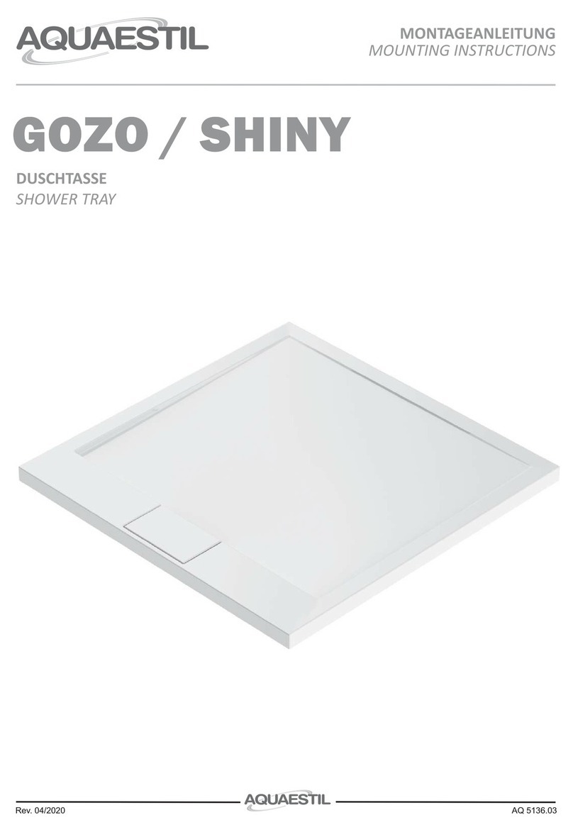 AQUAESTIL GOZO Mounting instructions