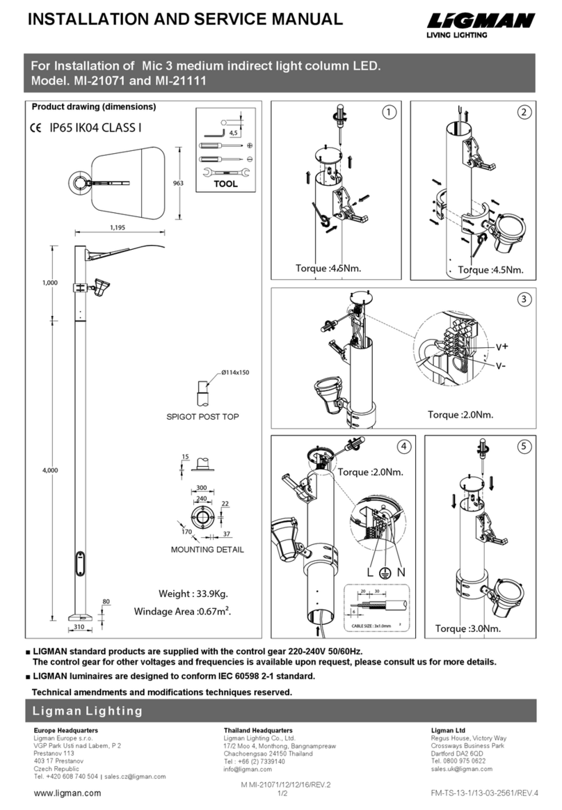 LIGMAN Mic 3 Installation and service manual
