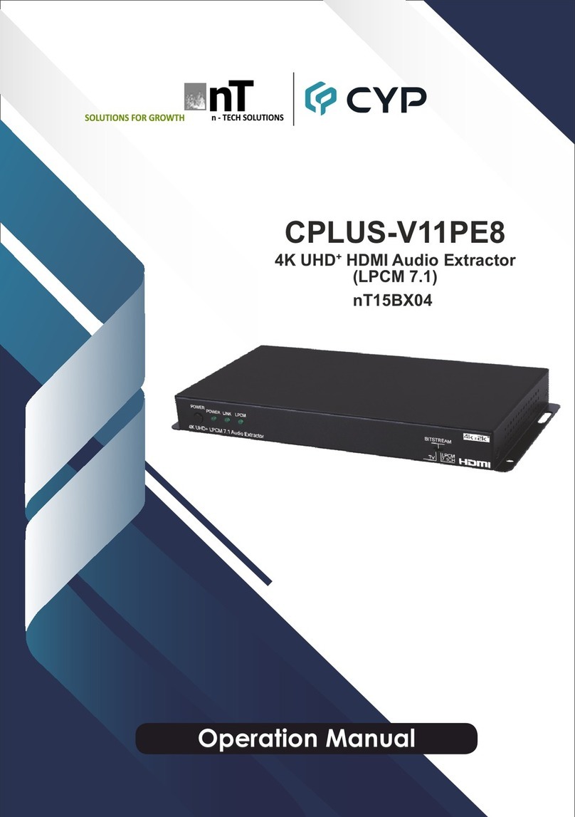 CYP CPLUS-V11PE8 User manual