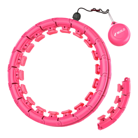 MIJILO Smart Weighted Fitness Hoop user guide