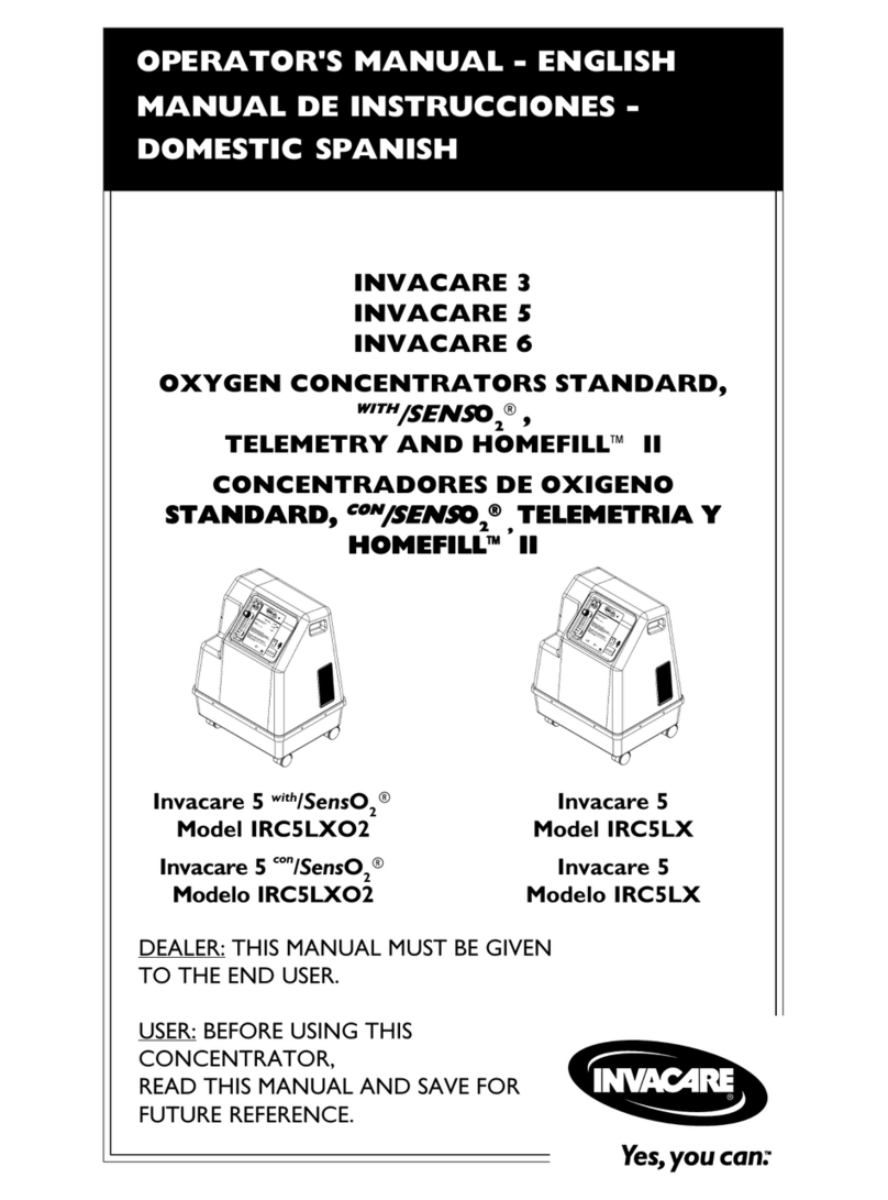 Invacare Platinum IRC5LXO2 User manual Invacare Platinum IRC5LXO2 User manual