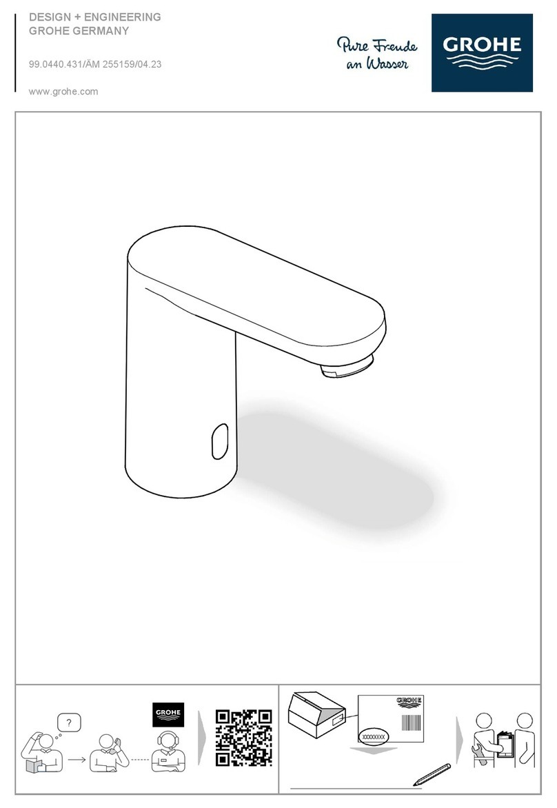 Grohe EUROSMART COSMOPOLITAN E 36325001 manual