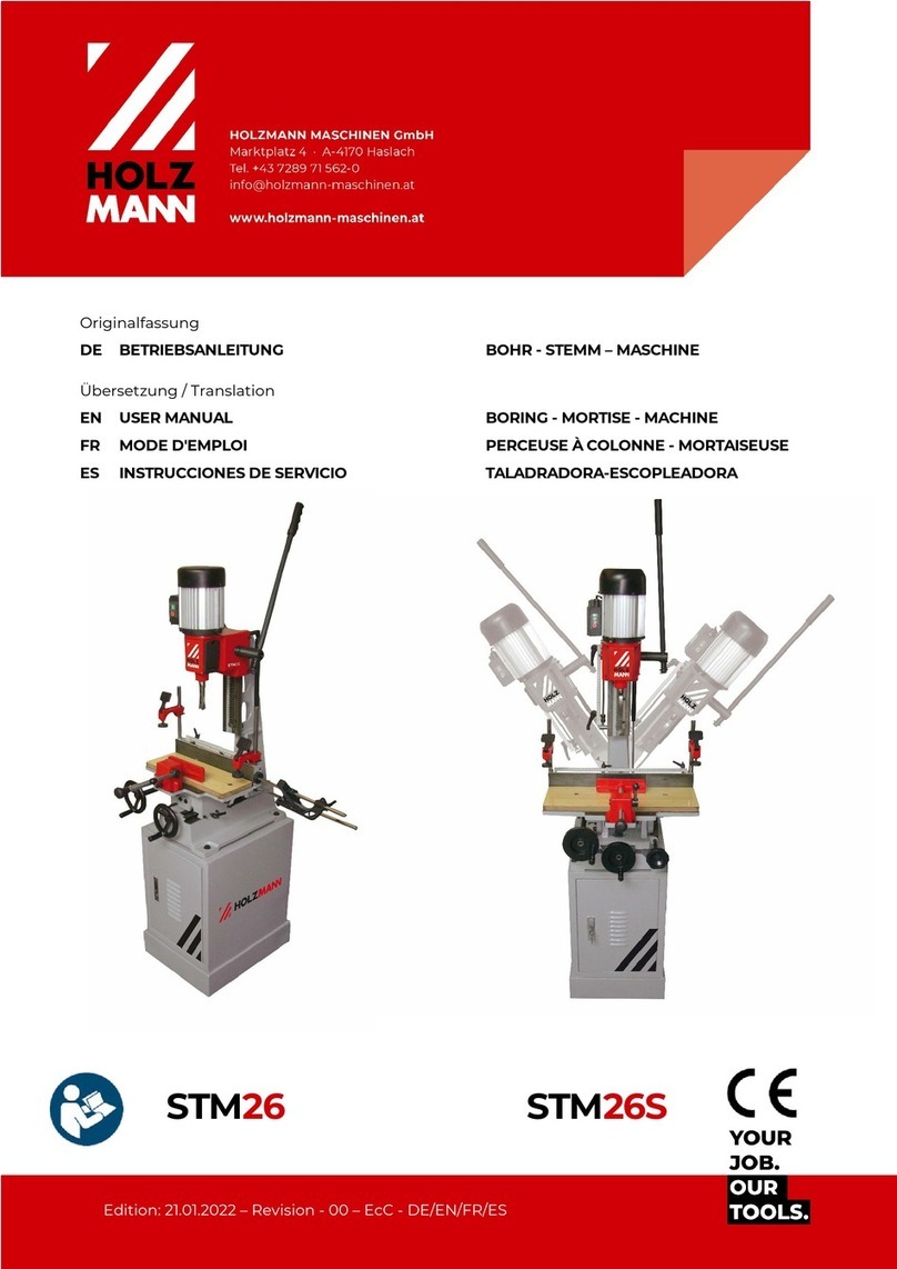 Holzmann STM26 user manual
