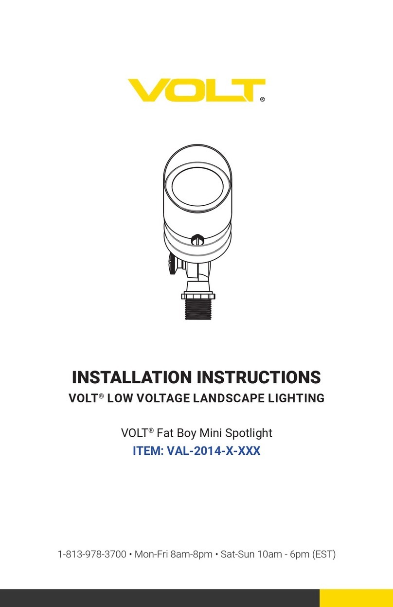 Volt Fat Boy Mini Spotlight User manual Volt Fat Boy Mini Spotlight User manual