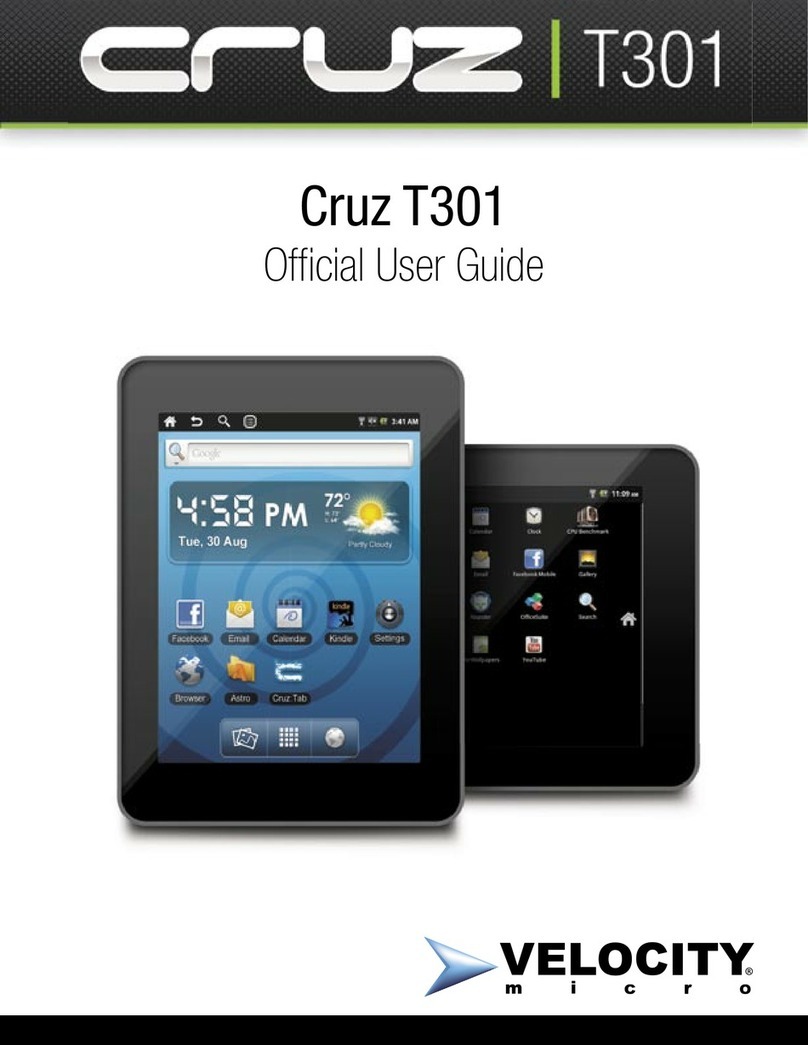 Velocity CRUZ T301 User manual