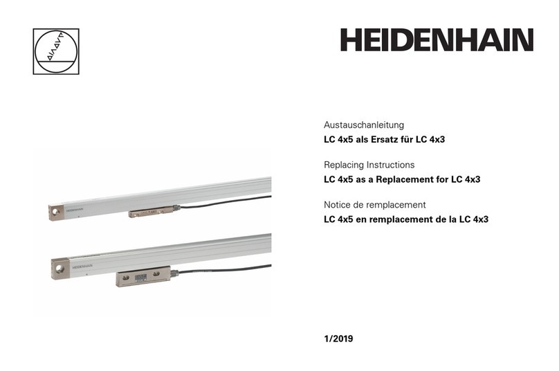 HEIDENHAIN LC 4 5 Series User manual HEIDENHAIN LC 4 5 Series User manual