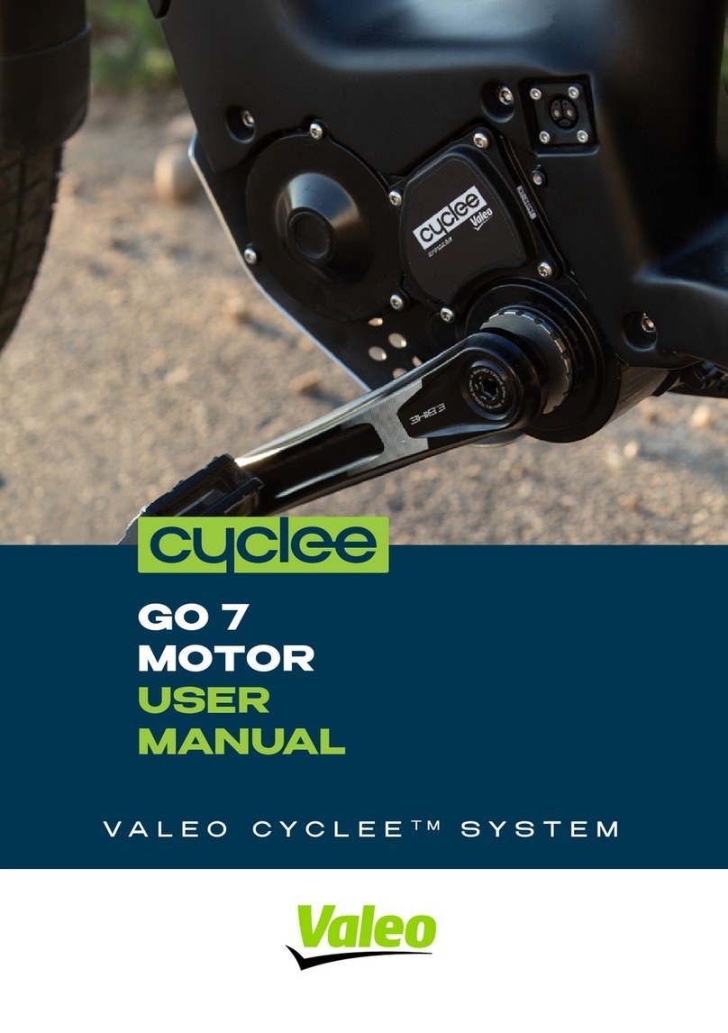 Valeo cyclee Go 7 Motor User manual