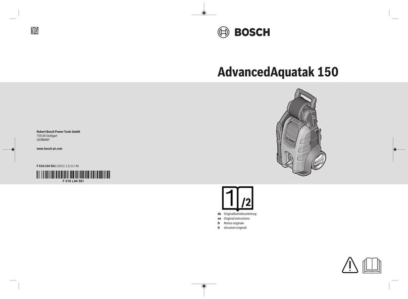 Bosch Advanced Aquatak 150 manual